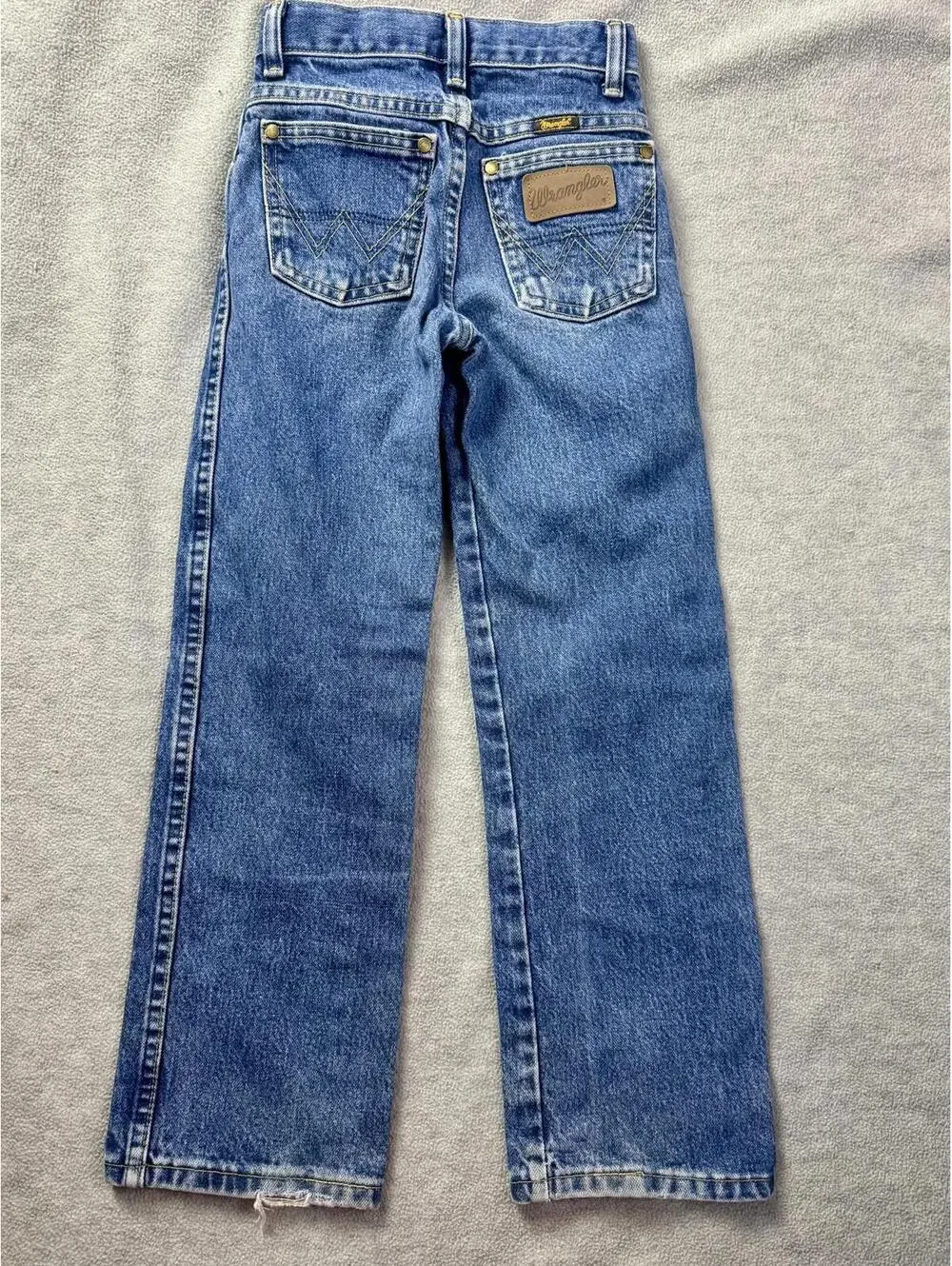 wrangler kids jeans‎ size 8 slim vintage western denim pants